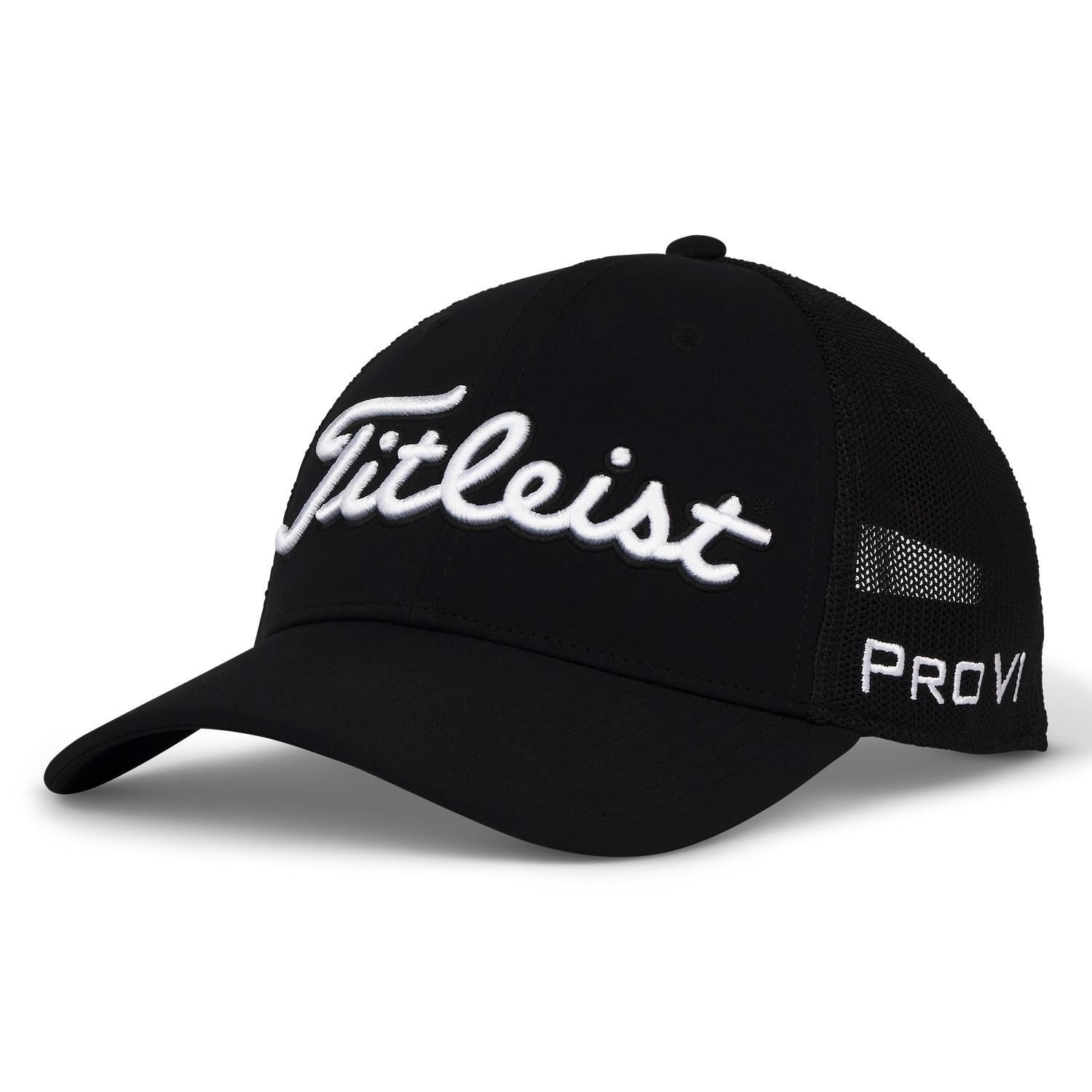 Titleist Tour Mesh heren pet, zwart/wit