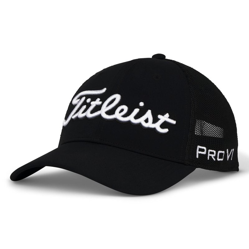 Titleist Tour Mesh heren pet, zwart/wit
