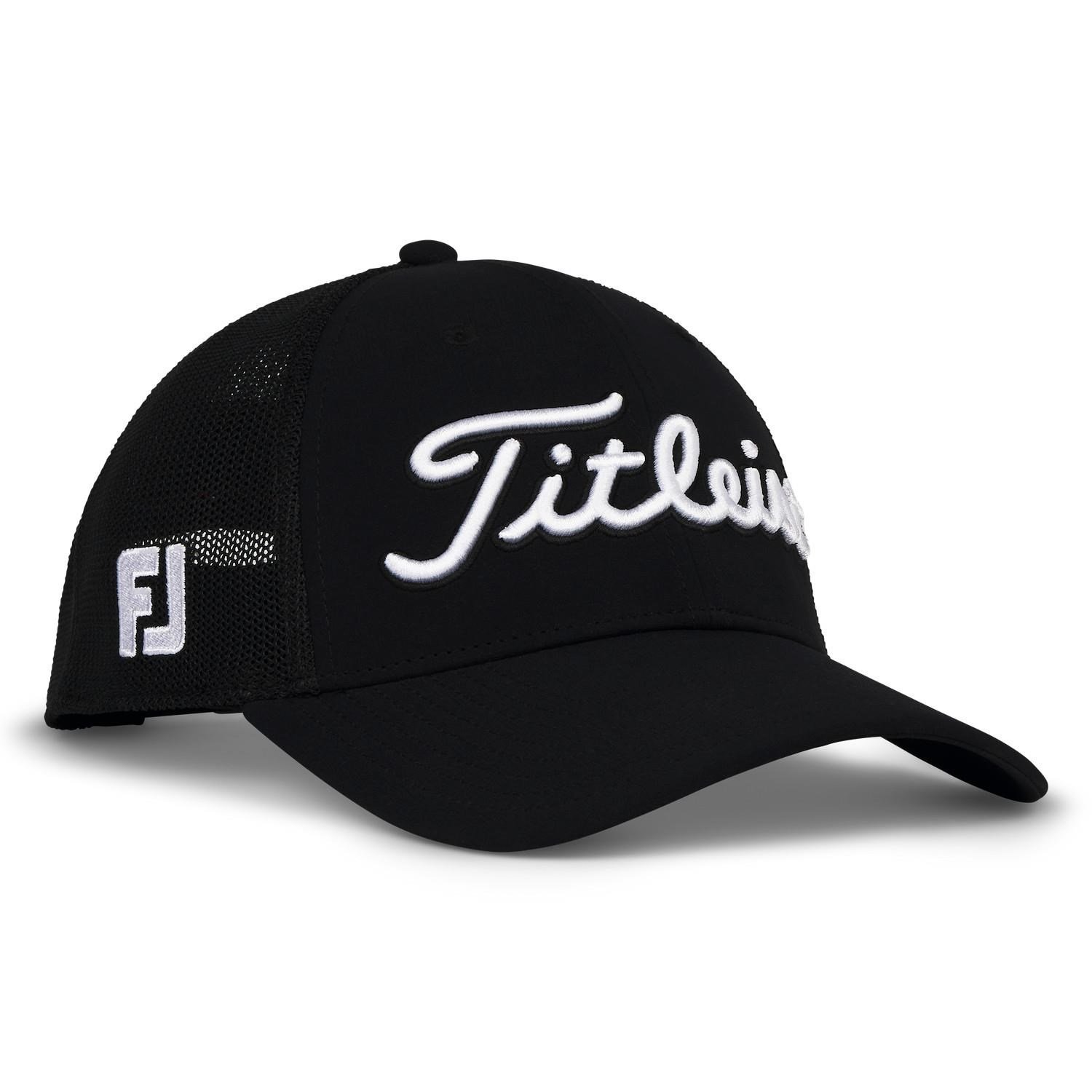 Titleist Tour Mesh heren pet, zwart/wit