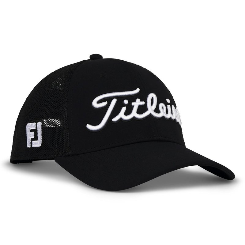 Titleist Tour Mesh heren pet, zwart/wit