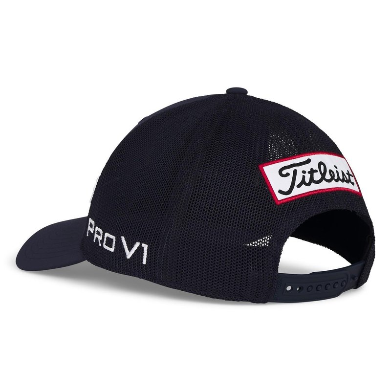 Titleist Tour Mesh heren pet, navy/wit