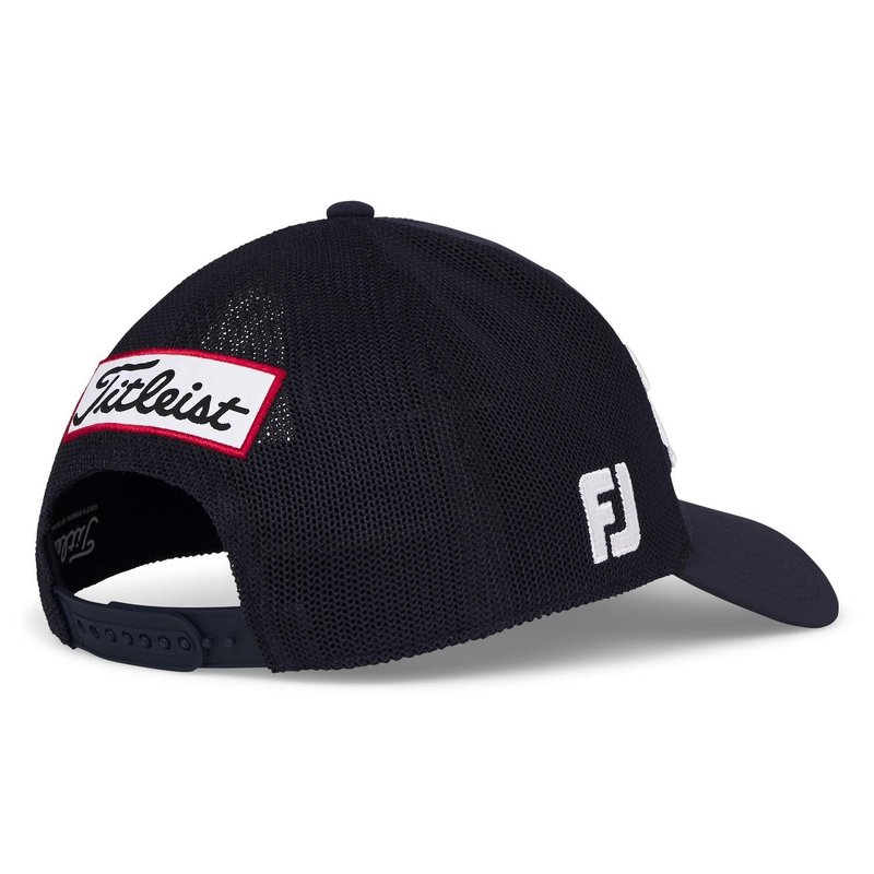 Titleist Tour Mesh heren pet, navy/wit