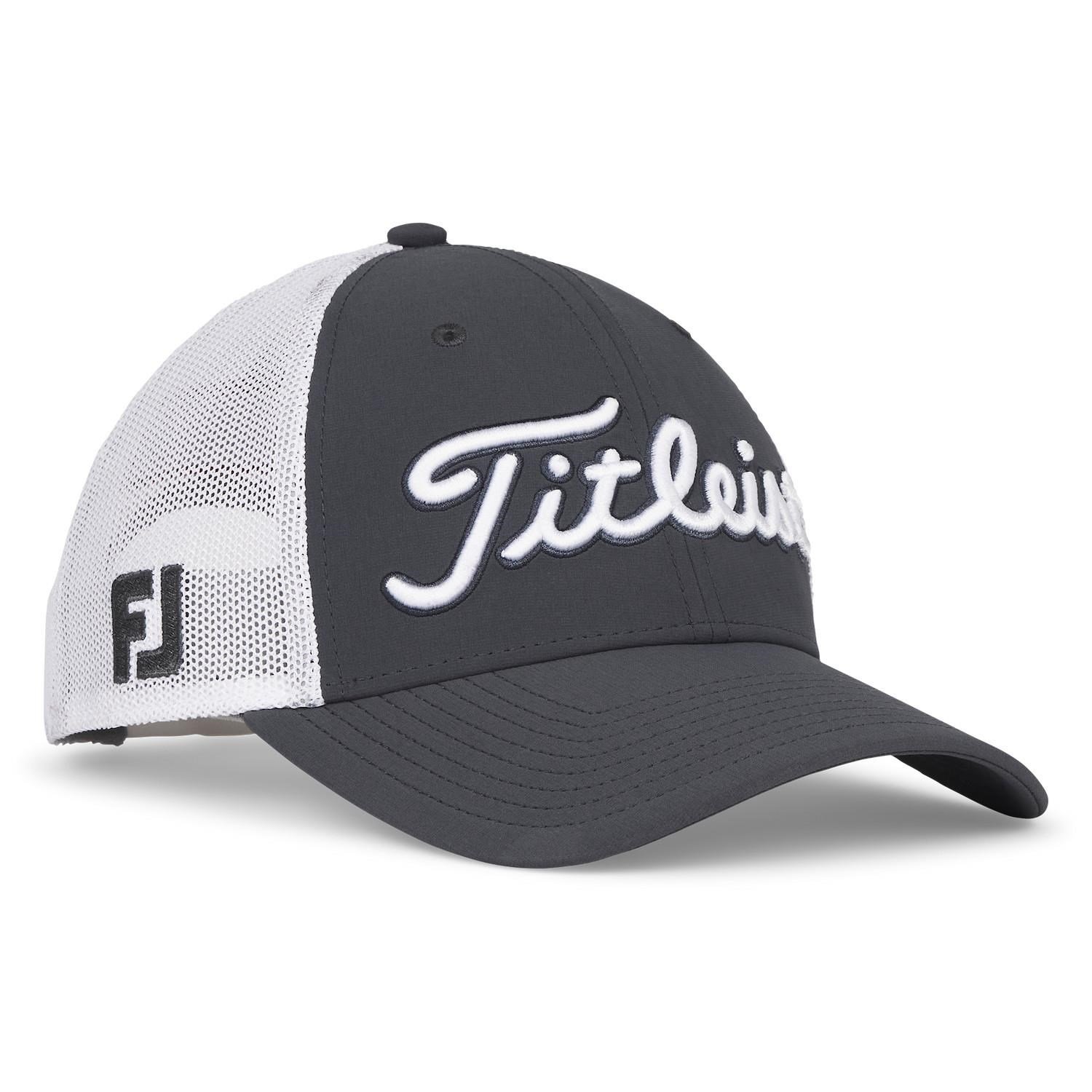 Titleist Tour Mesh heren pet, charcoal/white