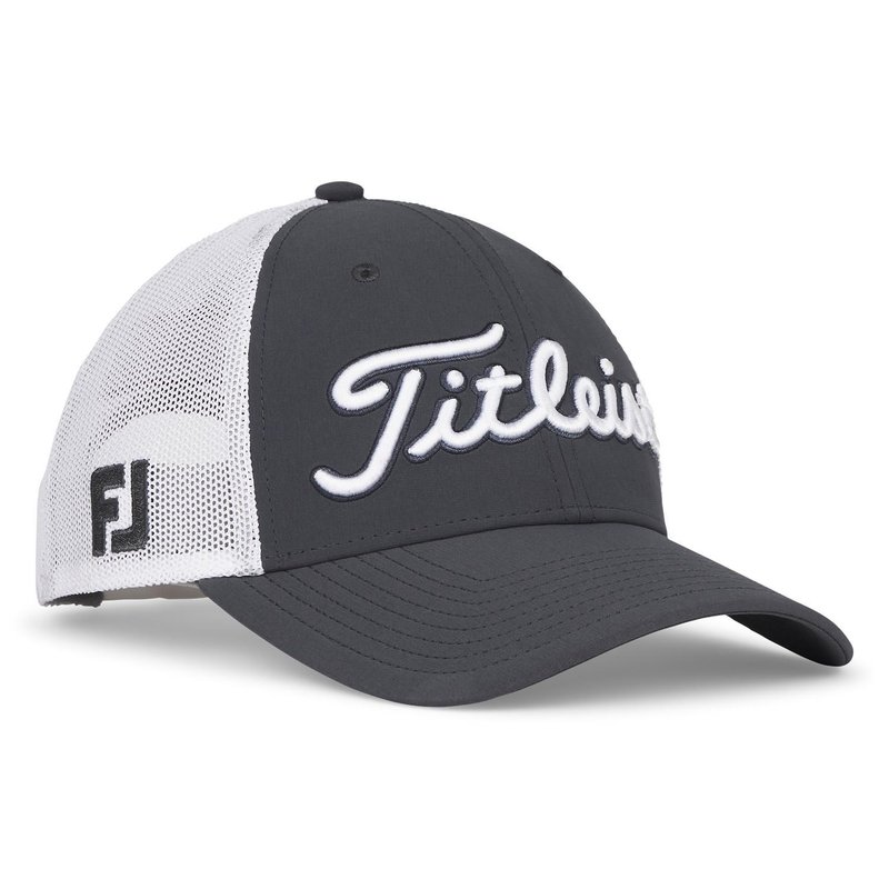 Titleist Tour Mesh heren pet, charcoal/white
