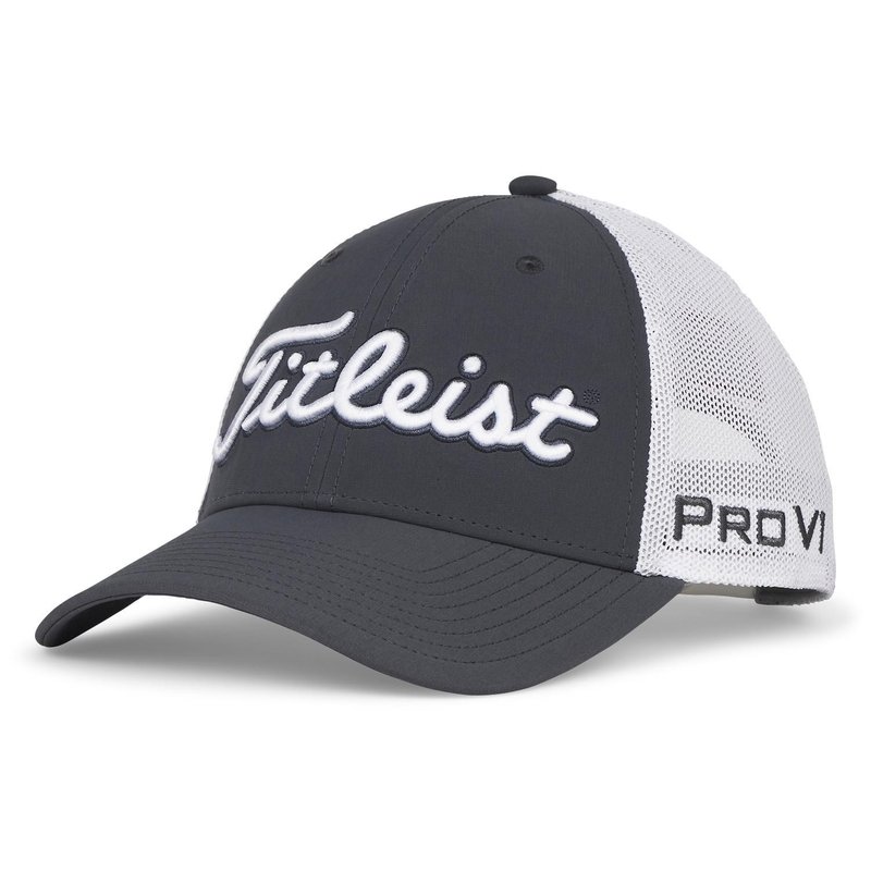 Titleist Tour Mesh heren pet, charcoal/white