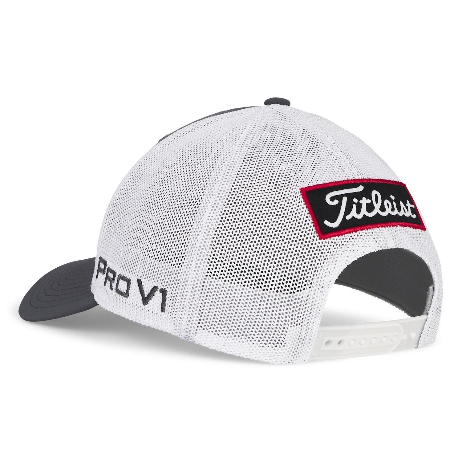 Titleist Tour Mesh heren pet, charcoal/white