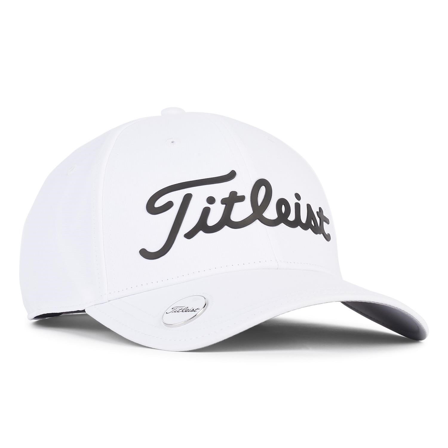 Titleist Players Performance Ball Marker heren cap, wit/zwart