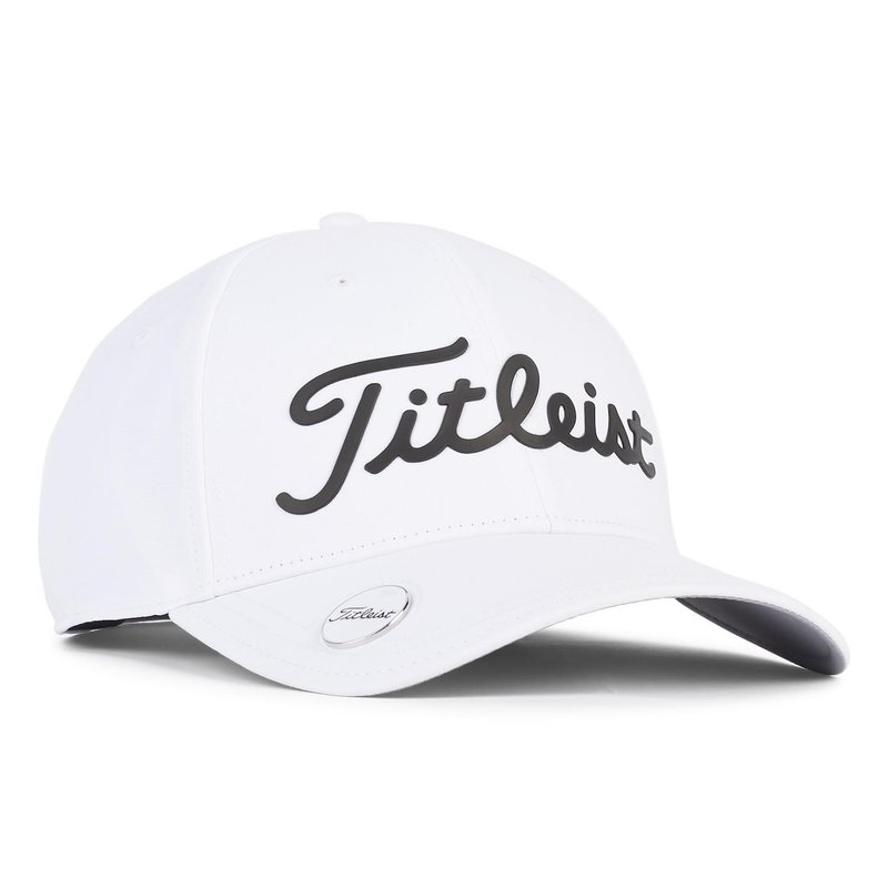 Titleist Players Performance Ball Marker heren cap, wit/zwart