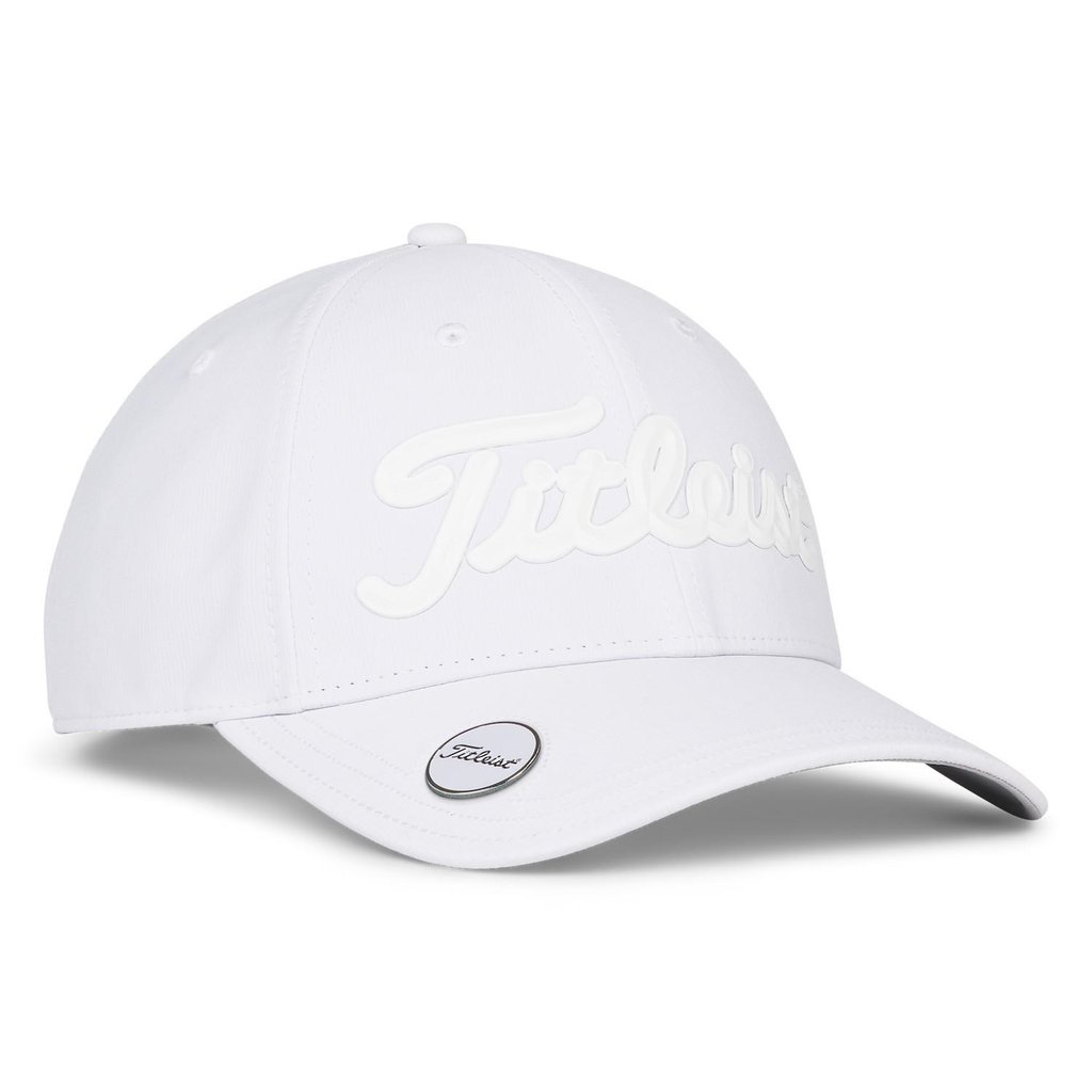 Titleist Players Ball Marker heren pet, wit/wit