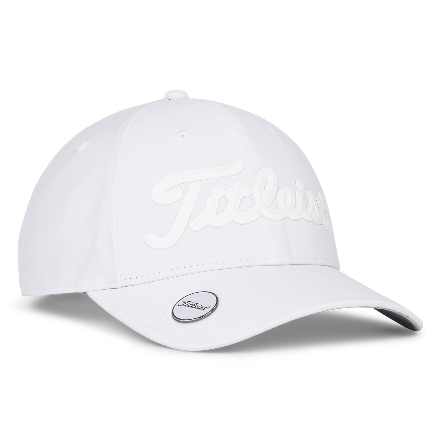 Titleist Players Ball Marker heren pet, wit/wit