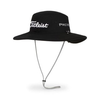 Titleist Tour Aussie heren bucket hat, zwart/wit
