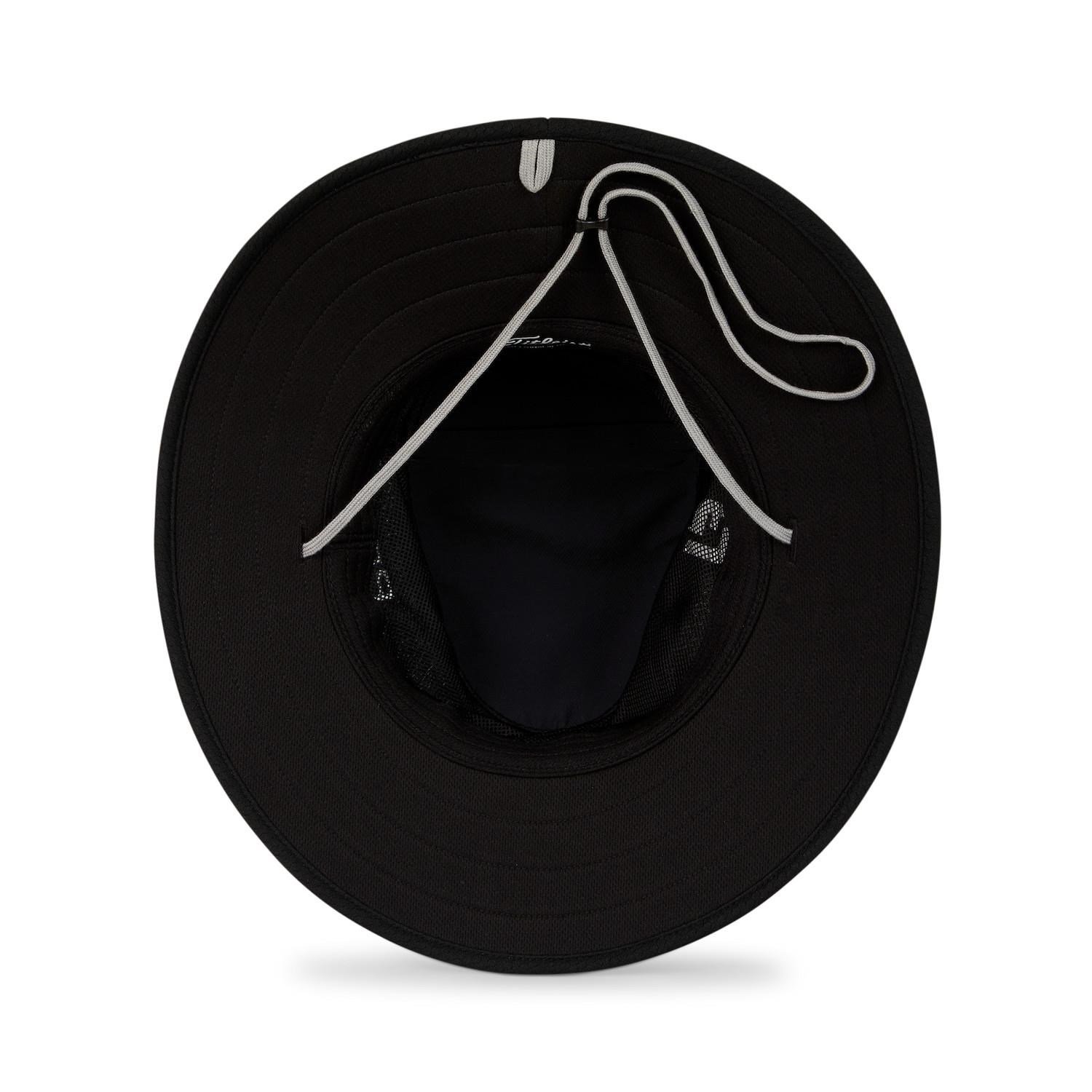Titleist Tour Aussie heren bucket hat, zwart/wit