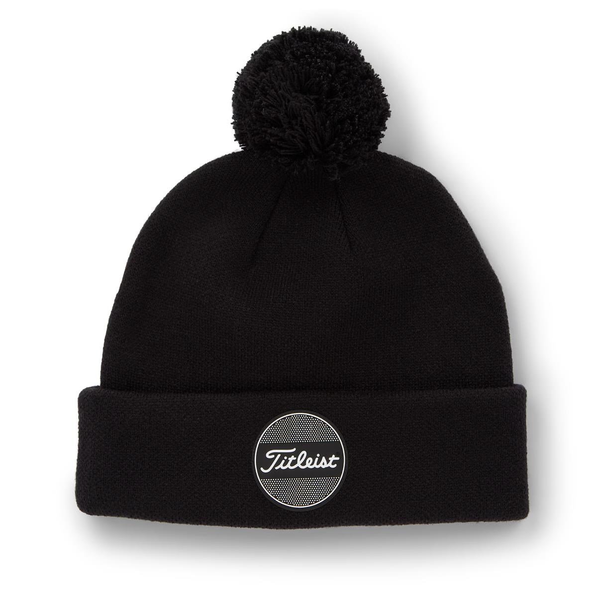 Titleist Boardwalk Pom Pom wintermuts, zwart