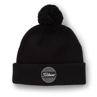 Titleist Boardwalk Pom Pom wintermuts, zwart