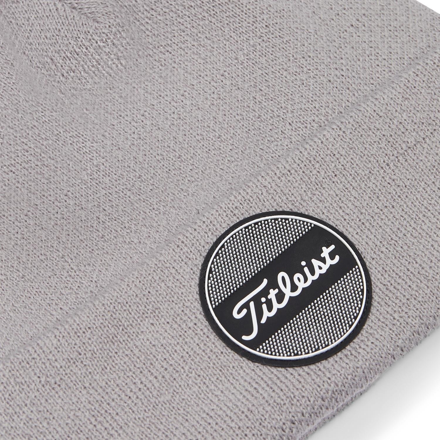 Titleist Boardwalk Pom Pom heren wintermuts, grijs