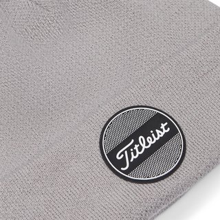 Titleist Boardwalk Pom Pom heren wintermuts, grijs