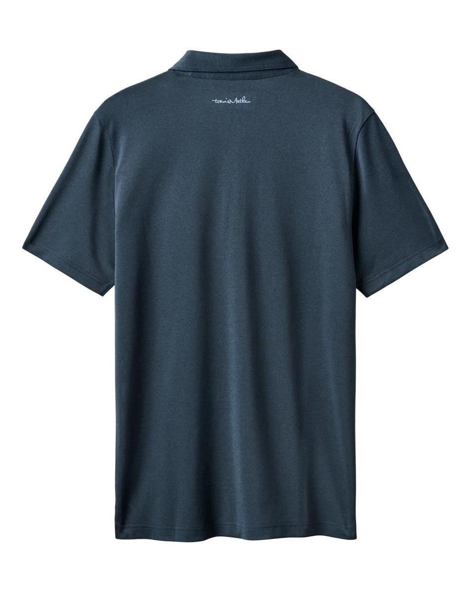 Travis Mathew Good Good Acropolis heren polo, mood indigo/vintage indigo