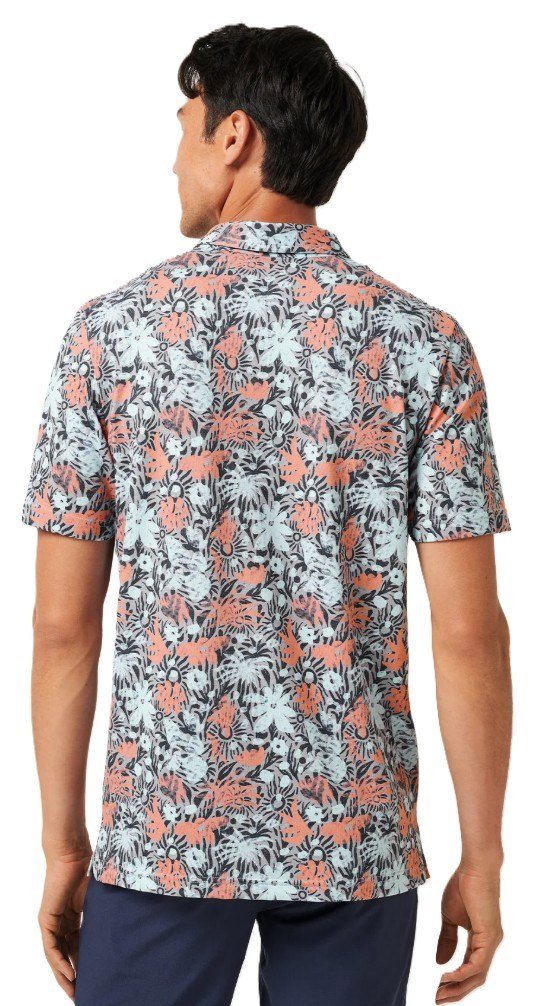 Travis Mathew Featherweight Sand heren polo, heather medium grey