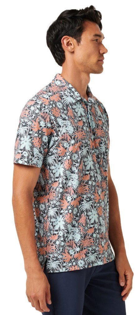 Travis Mathew Featherweight Sand heren polo, heather medium grey
