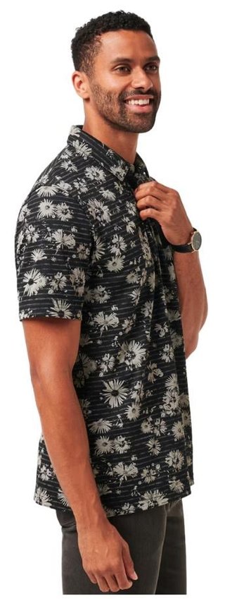 Travis Mathew Shaved Grove heren polo, zwart