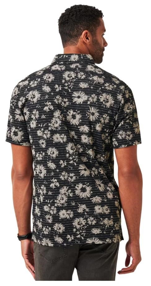 Travis Mathew Shaved Grove heren polo, zwart