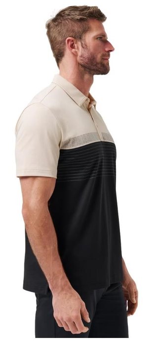 Travis Mathew Hang Glide heren polo, italian sand