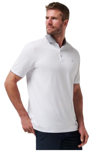 Travis Mathew Reservation Number heren polo, wit