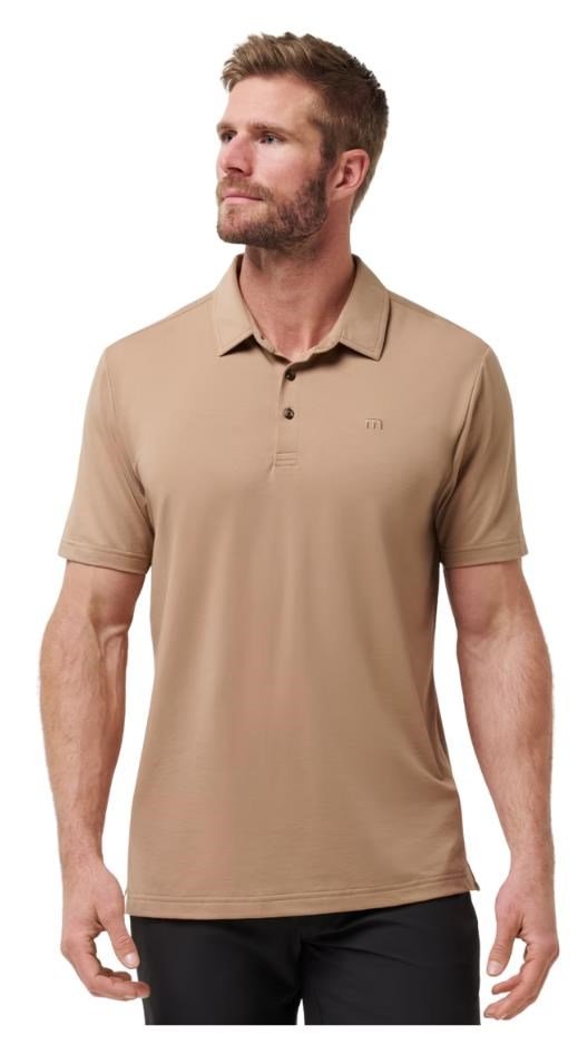 Travis Mathew Featherweight heren polo, portabella