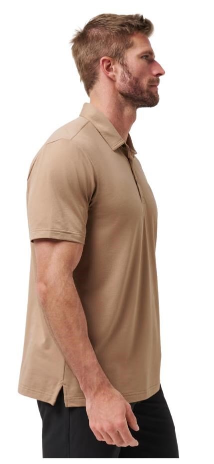 Travis Mathew Featherweight heren polo, portabella