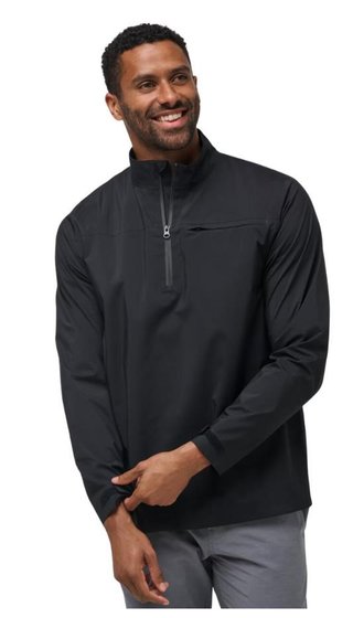 Travis Mathew On Course heren jack, zwart
