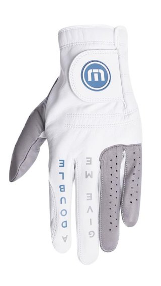Travis Mathew Double Me 2.0 heren golfhandschoen, wit