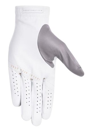 Travis Mathew Double Me 2.0 heren golfhandschoen, wit