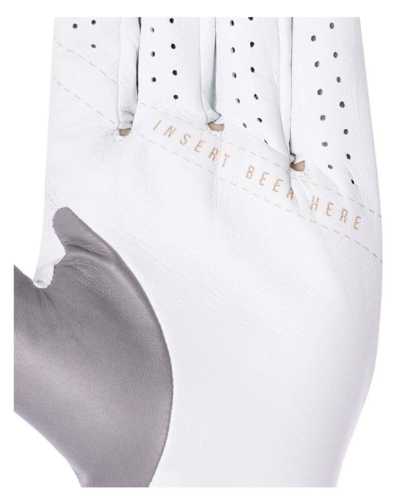 Travis Mathew Double Me 2.0 heren golfhandschoen, wit
