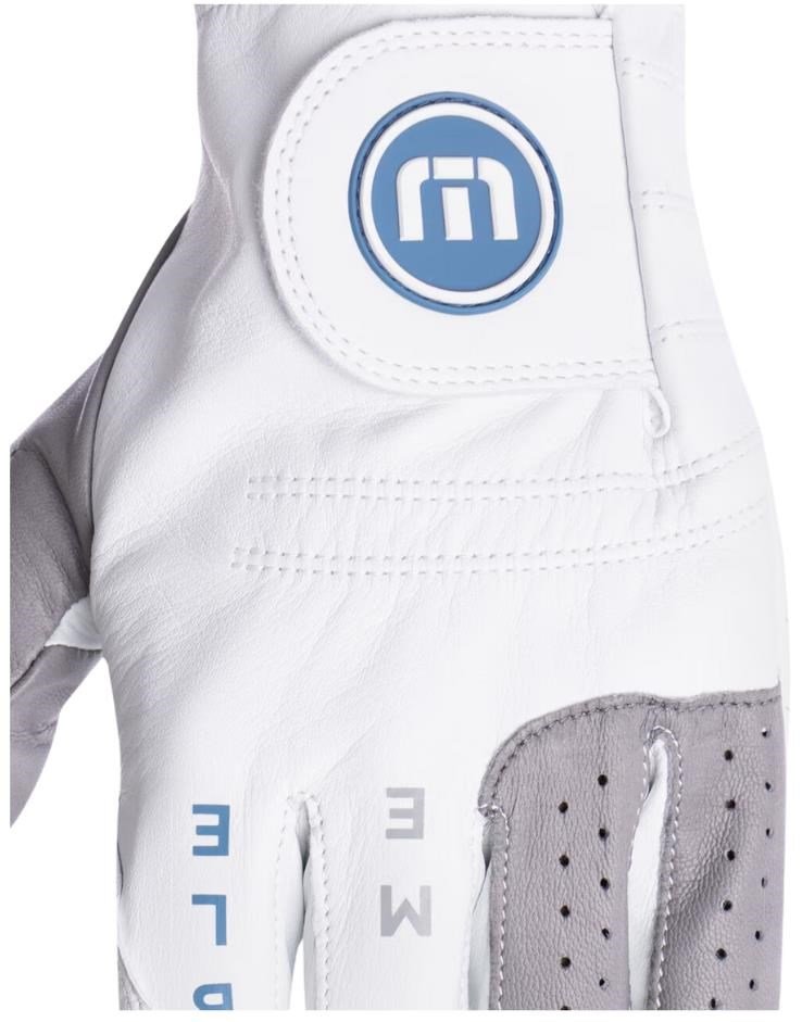 Travis Mathew Double Me 2.0 heren golfhandschoen, wit