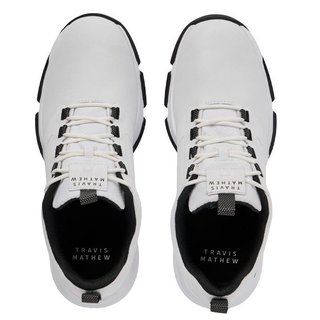 Travis Mathew The Ringer II heren golfschoenen, wit