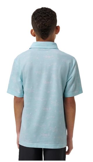 Travis Mathew TROPICAL ROAD junior polo, cory blue