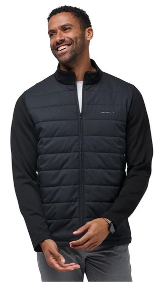 Travis Mathew Point of Sail Full Zip heren jack, zwart