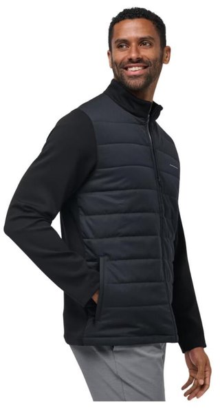 Travis Mathew Point of Sail Full Zip heren jack, zwart