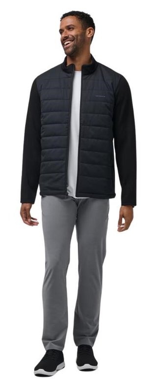 Travis Mathew Point of Sail Full Zip heren jack, zwart