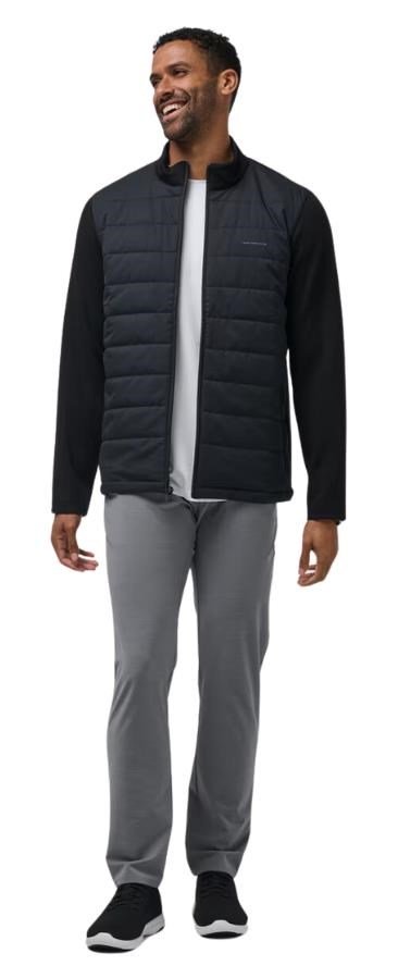 Travis Mathew Point of Sail Full Zip heren jack, zwart