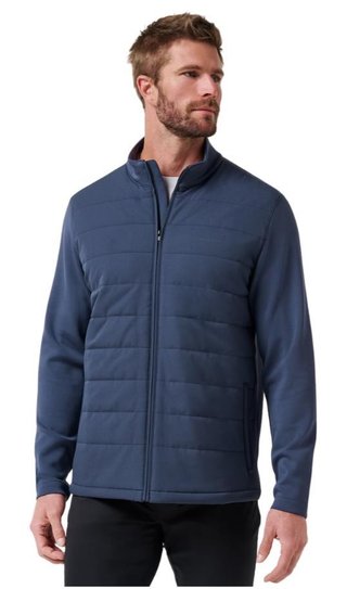 Travis Mathew Point of Sail Full-Zip heren jack, mood indigo