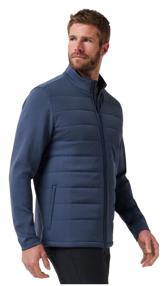 Travis Mathew Point of Sail Full-Zip heren jack, mood indigo