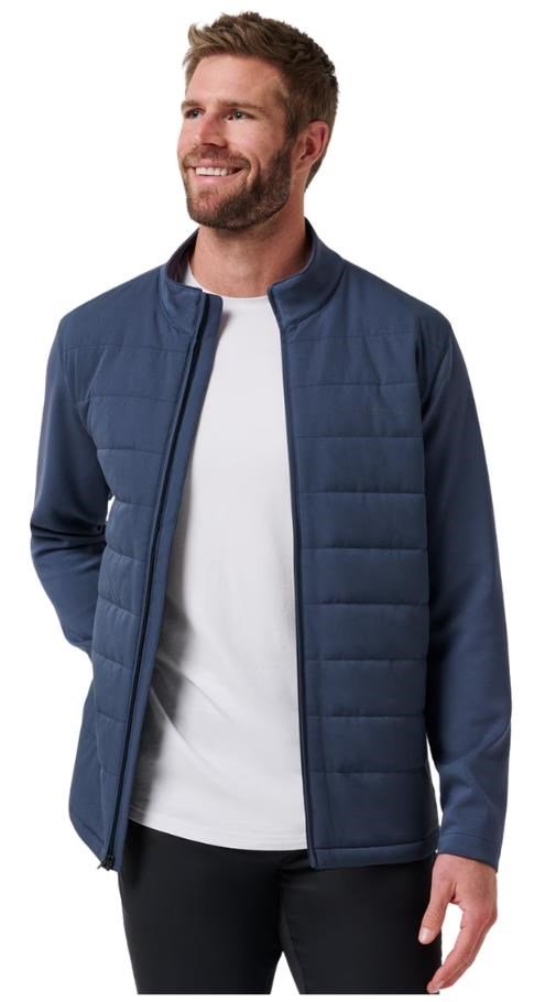 Travis Mathew Point of Sail Full-Zip heren jack, mood indigo