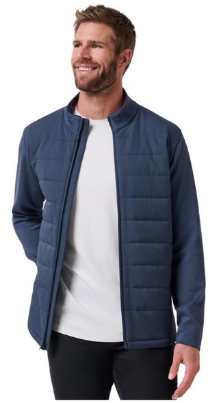 Travis Mathew Point of Sail Full-Zip heren jack, mood indigo