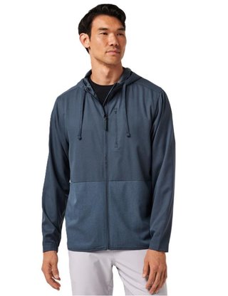 Travis Mathew Deepspace Full Zip heren hoodie, mood indigo/vintage indigo