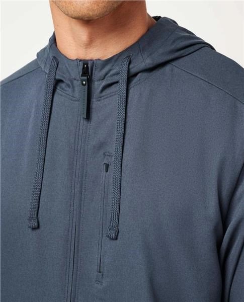 Travis Mathew Deepspace Full Zip heren hoodie, mood indigo/vintage indigo