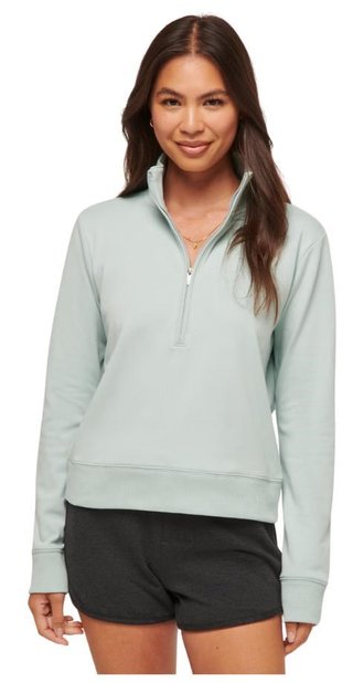Travis Mathew Cloud Fleece Half-Zip dames sweatshirt, ether