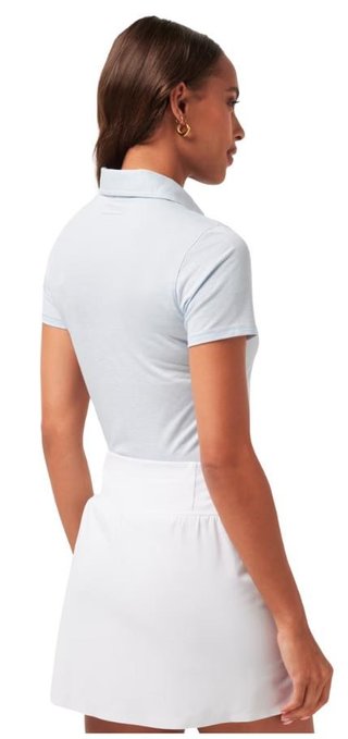Travis Mathew Featherweight Active dames polo, heather kentucky blue