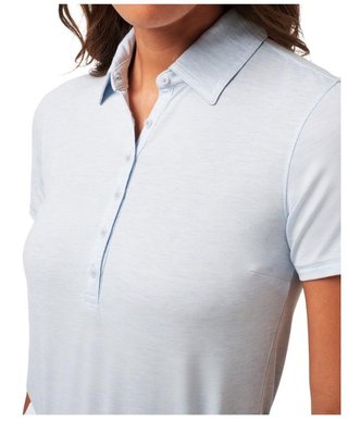 Travis Mathew Featherweight Active dames polo, heather kentucky blue