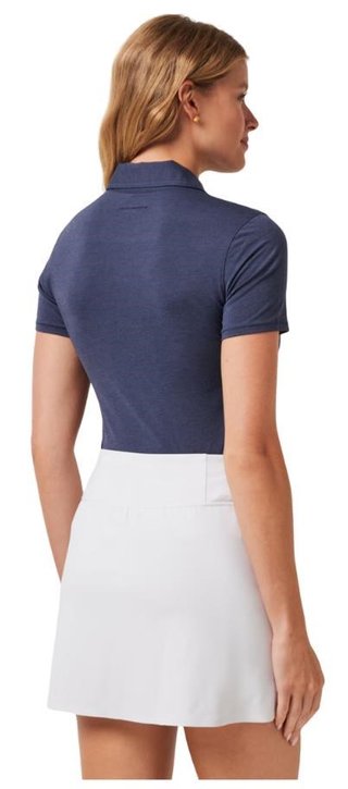 Travis Mathew Featherweight Active dames polo, heather navy blazer